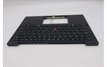 Lenovo 5M11S15606 C-Cover with keyboard, Hebrew, Black, Backlight, US