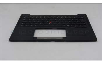 Lenovo 5M11S15609 C-Cover with keyboard, Hungarian, Black, Backlight, UK