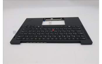 Lenovo 5M11S15639 C-Cover with keyboard, Russian, Black, Backlight, US
