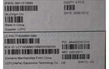 Lenovo 5M11S15669 C-Cover with keyboard, Ukraine, Black, Backlight, US