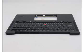 Lenovo 5M11S15669 C-Cover with keyboard, Ukraine, Black, Backlight, US