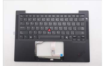 Lenovo 5M11S15675 C-Cover with keyboard, Arabic, Black, Backlight, WWAN, US