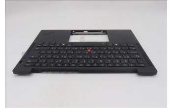 Lenovo 5M11S15684 C-Cover with keyboard, Bulgarian, Black, Backlight, WWAN, UK