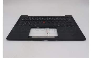 Lenovo 5M11S15690 C-Cover with keyboard, Czech Slovakian, Black, Backlight, WWAN, UK