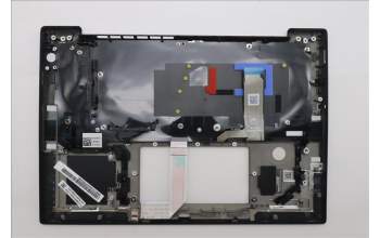 Lenovo 5M11S15699 C-Cover with keyboard, Estonian, Black, Backlight, WWAN, UK