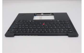 Lenovo 5M11S15705 C-Cover with keyboard, French, Black, Backlight, WWAN, US