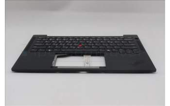 Lenovo 5M11S15714 C-Cover with keyboard, Greek, Black, Backlight, WWAN, US