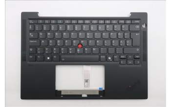 Lenovo 5M11S15719 C-Cover with keyboard, Hungarian, Black, Backlight, WWAN, UK
