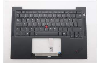 Lenovo 5M11S15740 C-Cover with keyboard, Norwegian, Black, Backlight, WWAN, UK