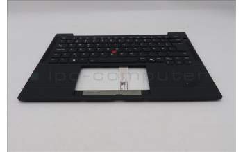 Lenovo 5M11S15740 C-Cover with keyboard, Norwegian, Black, Backlight, WWAN, UK