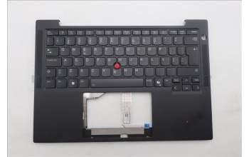 Lenovo 5M11S15747 C-Cover with keyboard, Portuguese, Black, Backlight, WWAN, UK