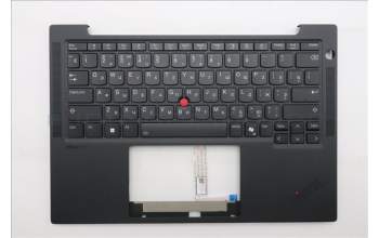 Lenovo 5M11S15750 C-Cover with keyboard, Russian, Black, Backlight, WWAN, US
