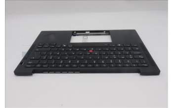 Lenovo 5M11S15771 C-Cover with keyboard, Turkish, Black, Backlight, WWAN, UK