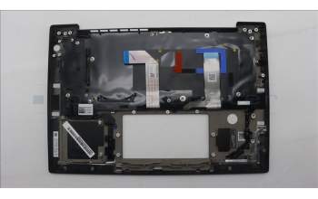 Lenovo 5M11S15780 C-Cover with keyboard, Ukraine, Black, Backlight, WWAN, US