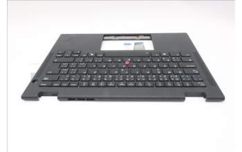 Lenovo 5M11S15883 C-Cover with keyboard, Czech Slovakian, Black, Backlight, UK