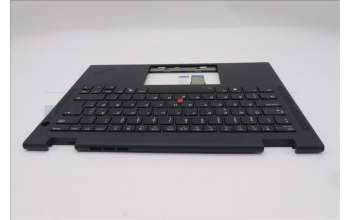 Lenovo 5M11S15885 C-Cover with keyboard, Danish, Black, Backlight, UK