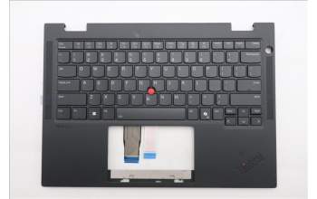 Lenovo 5M11S15889 C-Cover with keyboard, English, Black, Backlight, US