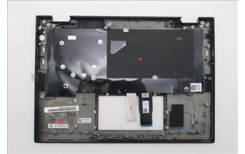 Lenovo 5M11S15893 C-Cover with keyboard, Estonian, Black, Backlight, UK