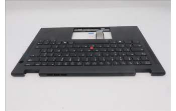 Lenovo 5M11S15903 C-Cover with keyboard, French, Black, Backlight, US