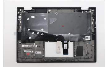 Lenovo 5M11S15993 C-Cover with keyboard, UK English, Black, Backlight, UK