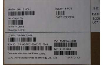 Lenovo 5M11S16061 C-Cover with keyboard, Greek, Black, Backlight, WWAN, US