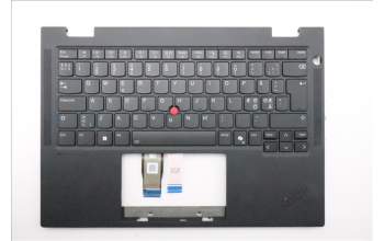 Lenovo 5M11S16098 C-Cover with keyboard, Nordic, Black, Backlight, WWAN, UK