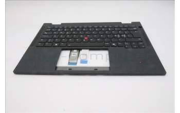 Lenovo 5M11S16098 C-Cover with keyboard, Nordic, Black, Backlight, WWAN, UK