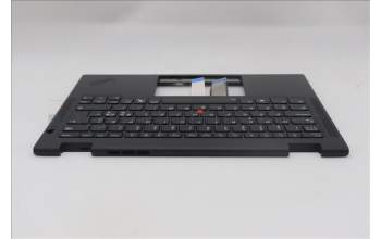 Lenovo 5M11S16099 C-Cover with keyboard, Nordic, Black, Backlight, WWAN, UK