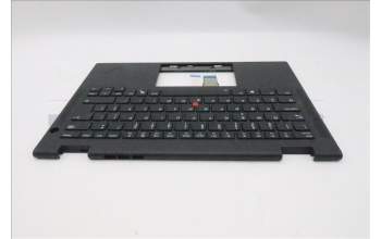Lenovo 5M11S16101 C-Cover with keyboard, Portuguese, Black, Backlight, WWAN, UK