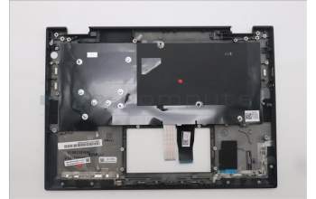 Lenovo 5M11S16115 C-Cover with keyboard, Spanish, Black, Backlight, WWAN, UK