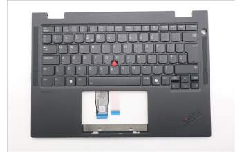 Lenovo 5M11S16144 C-Cover with keyboard, UK English, Black, Backlight, WWAN, UK