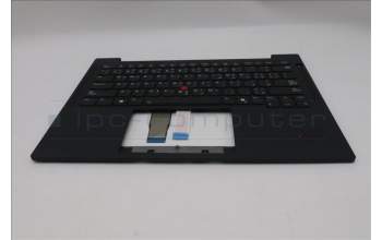 Lenovo 5M11S16157 C-Cover with keyboard, Arabic, Black, Backlight, US