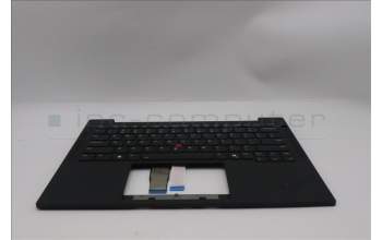 Lenovo 5M11S16185 C-Cover with keyboard, English, Black, Backlight, US