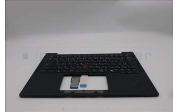 Lenovo 5M11S16229 C-Cover with keyboard, Japanese, Black, Backlight, JP