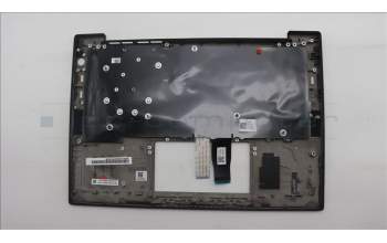 Lenovo 5M11S16255 C-Cover with keyboard, Russian, Black, Backlight, US