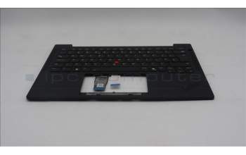 Lenovo 5M11S16292 C-Cover with keyboard, UK English, Black, Backlight, UK