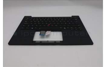 Lenovo 5M11S16331 C-Cover with keyboard, Danish, Black, Backlight, WWAN, UK