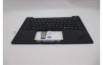 Lenovo 5M11S16333 C-Cover with keyboard, English, Black, Backlight, WWAN