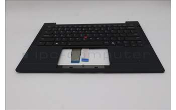 Lenovo 5M11S16341 C-Cover with keyboard, US English Euro, Black, Backlight, WWAN, US