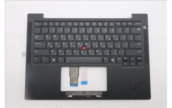 Lenovo 5M11S16361 C-Cover with keyboard, Hebrew, Black, Backlight, WWAN, US
