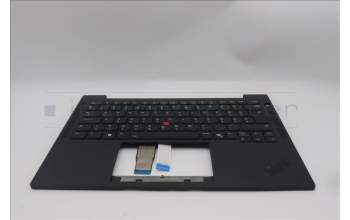 Lenovo 5M11S16365 C-Cover with keyboard, Hungarian, Black, Backlight, WWAN, UK