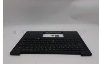 Lenovo 5M11S16437 C-Cover with keyboard, UK English, Black, Backlight, WWAN, UK