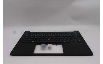 Lenovo 5M11S26753 C-Cover with keyboard, Danish, Black, UK