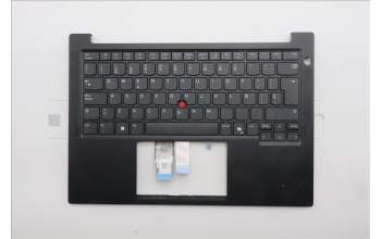 Lenovo 5M11S26755 C-Cover with keyboard, Spanish, Black, UK