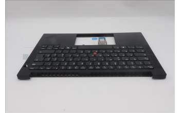 Lenovo 5M11S26767 C-Cover with keyboard, Italian, Black, UK