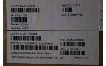 Lenovo 5M11S26783 C-Cover with keyboard, Switzerland, Black, UK