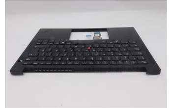 Lenovo 5M11S26840 C-Cover with keyboard, Spanish, Black, Backlight, UK
