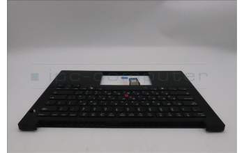 Lenovo 5M11S26860 C-Cover with keyboard, Hebrew, Black, Backlight, US
