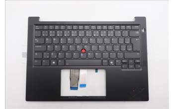 Lenovo 5M11S26882 C-Cover with keyboard, Czech Slovakian, Black, Backlight, UK