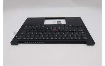 Lenovo 5M11S26886 C-Cover with keyboard, Slovenian, Black, Backlight, UK